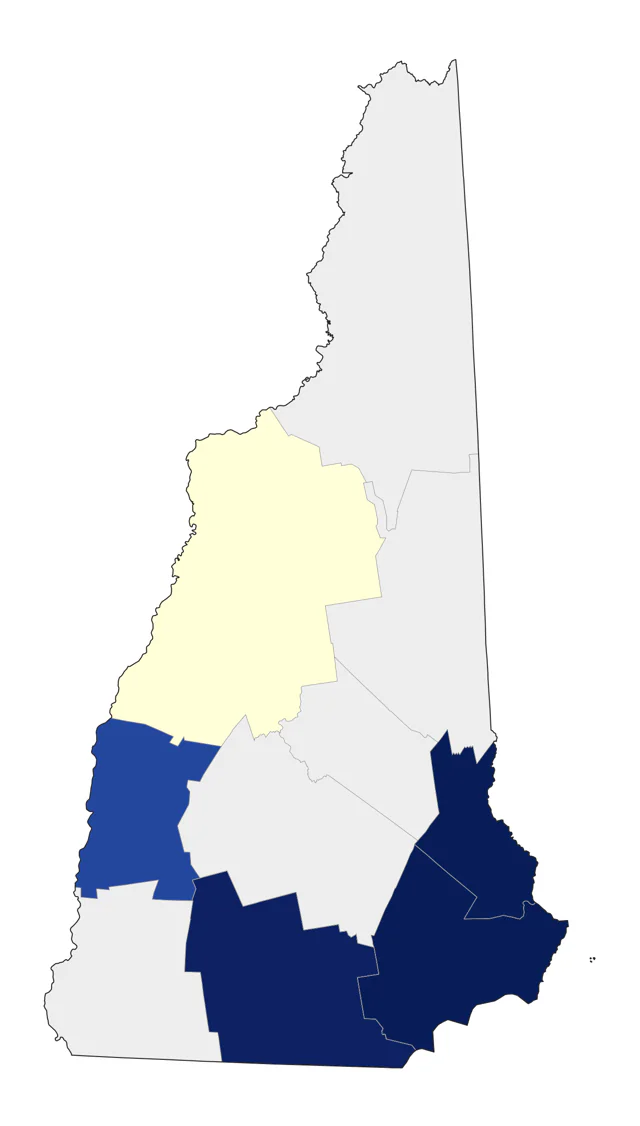 Mississippi Kite county map