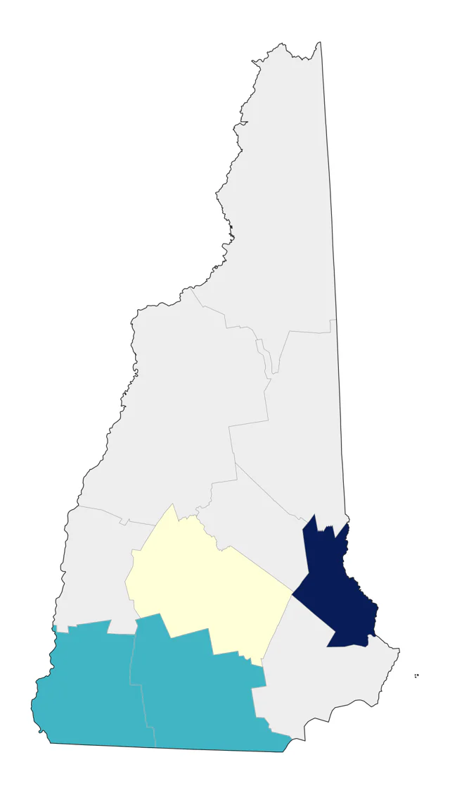 Muscovy Duck county map