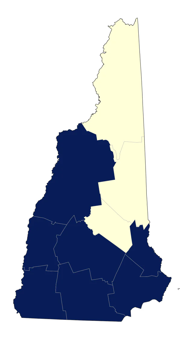 Northern Pintail county map