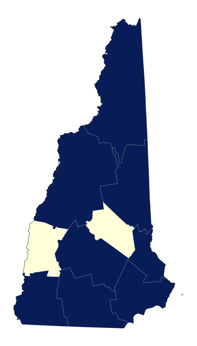 Northern Saw-whet Owl county map