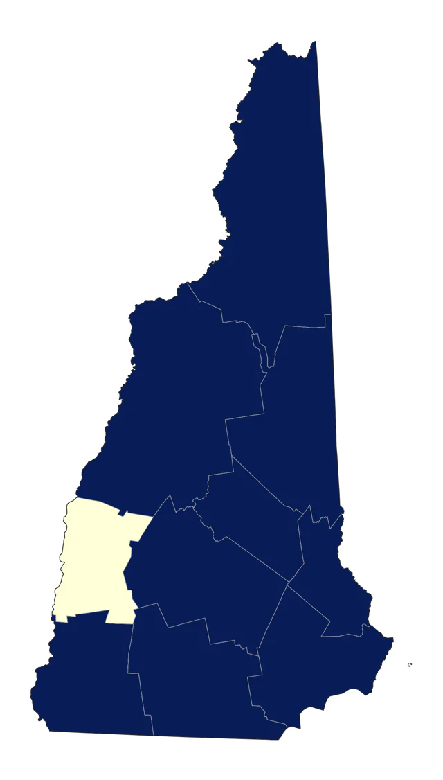 Olive-sided Flycatcher county map