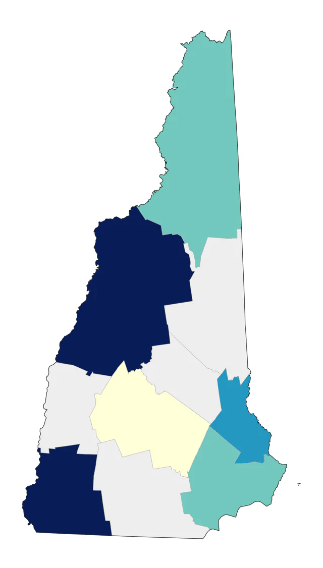 Pink-footed Goose county map