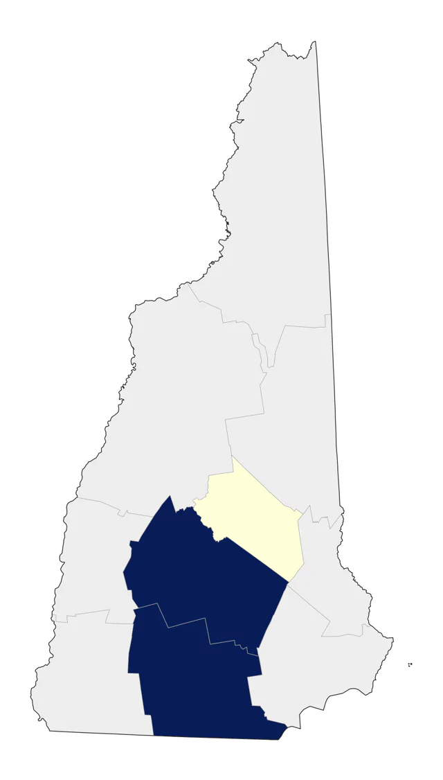 Red-crested Cardinal county map