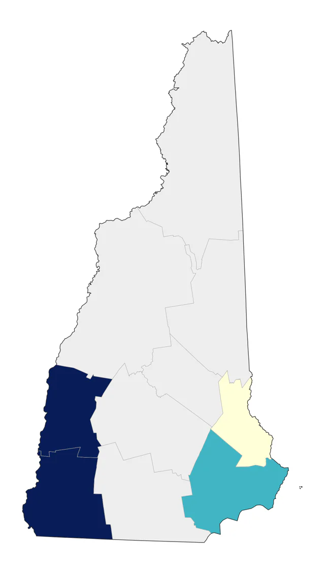 Ross's Goose county map