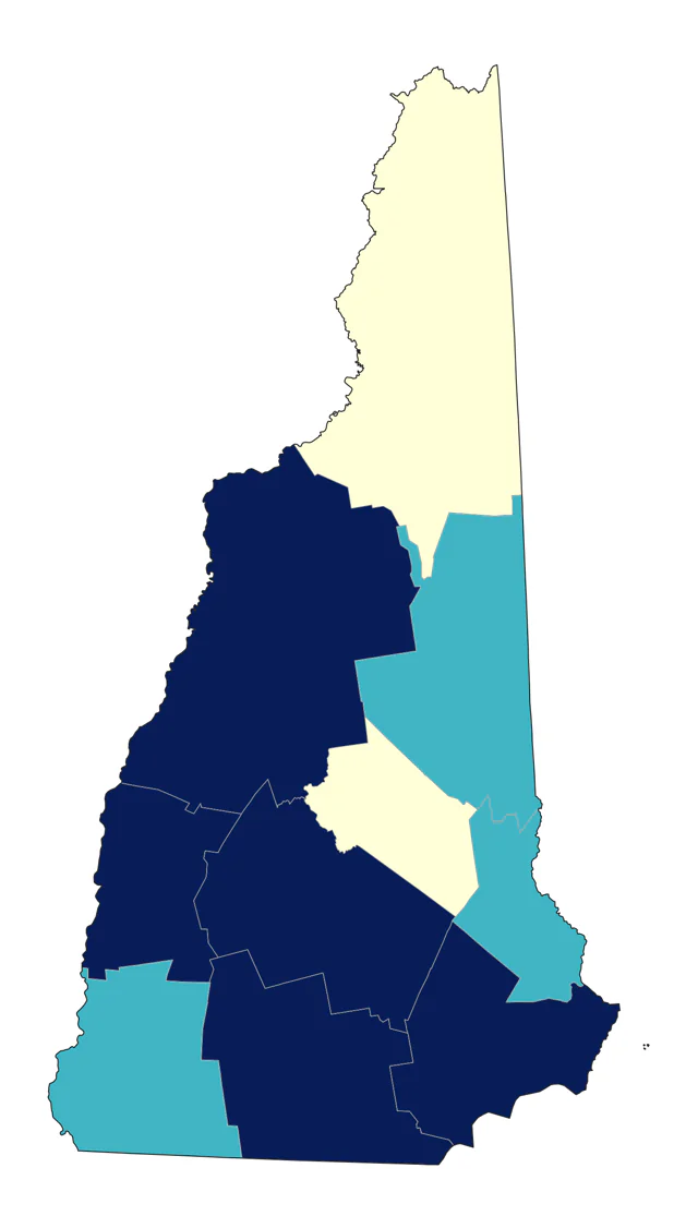 Rough-legged Hawk county map