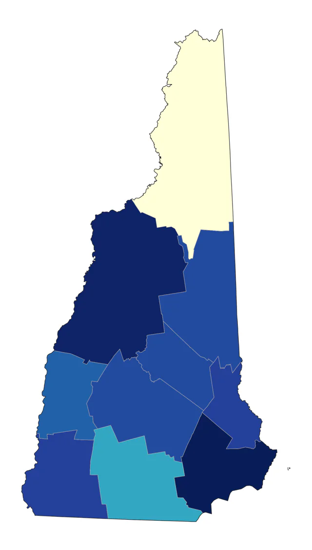 Sanderling county map