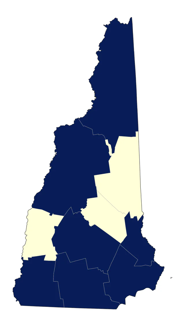 Sandhill Crane county map
