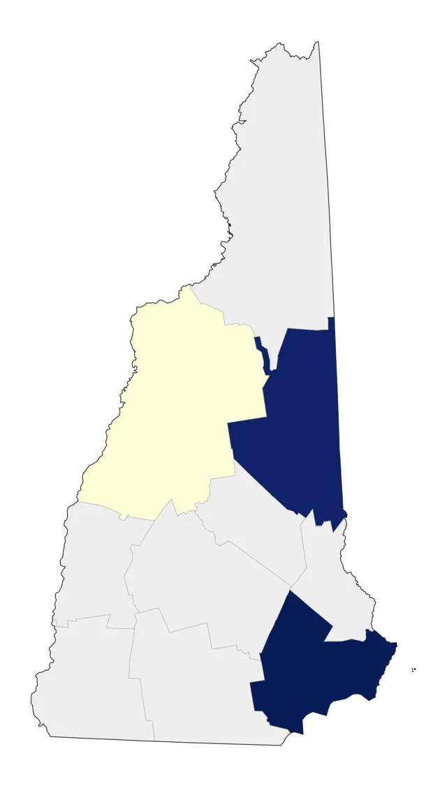 Scissor-tailed Flycatcher county map