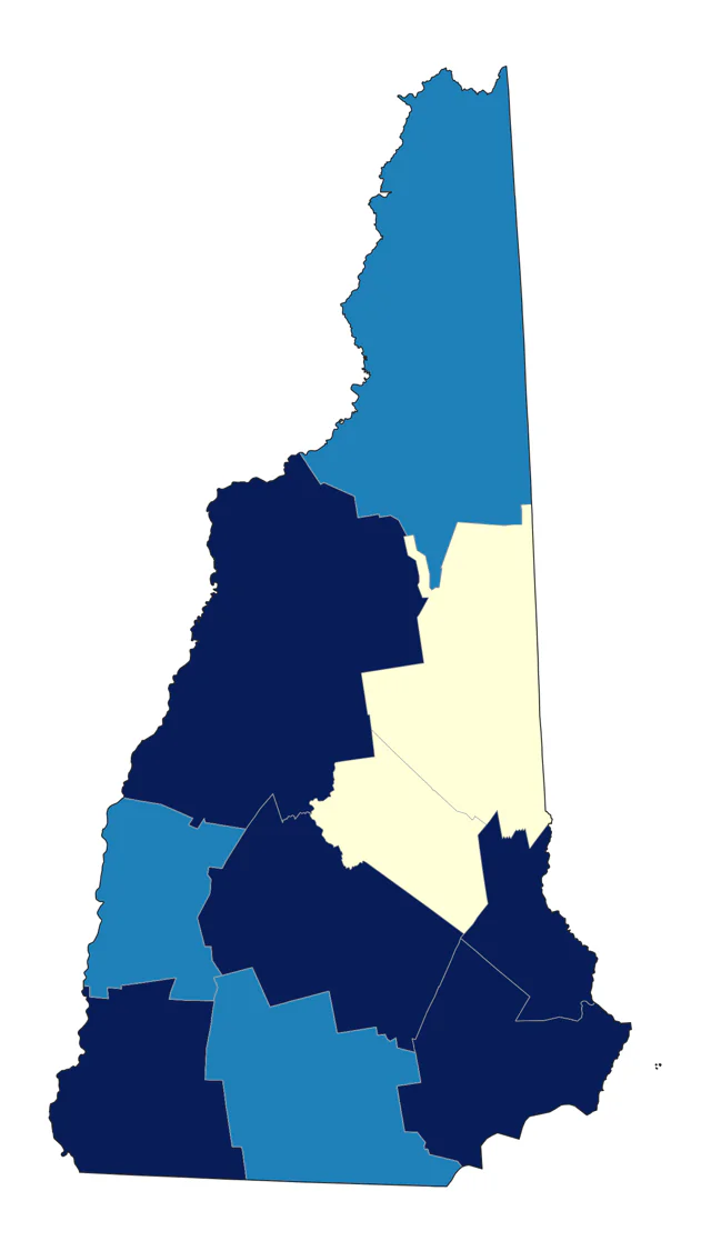 Semipalmated Sandpiper county map