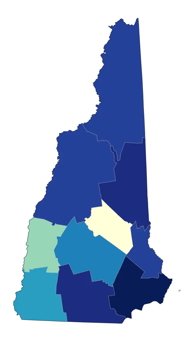 Snowy Owl county map