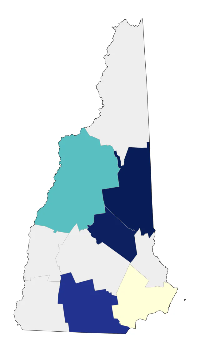 Swainson's Hawk county map