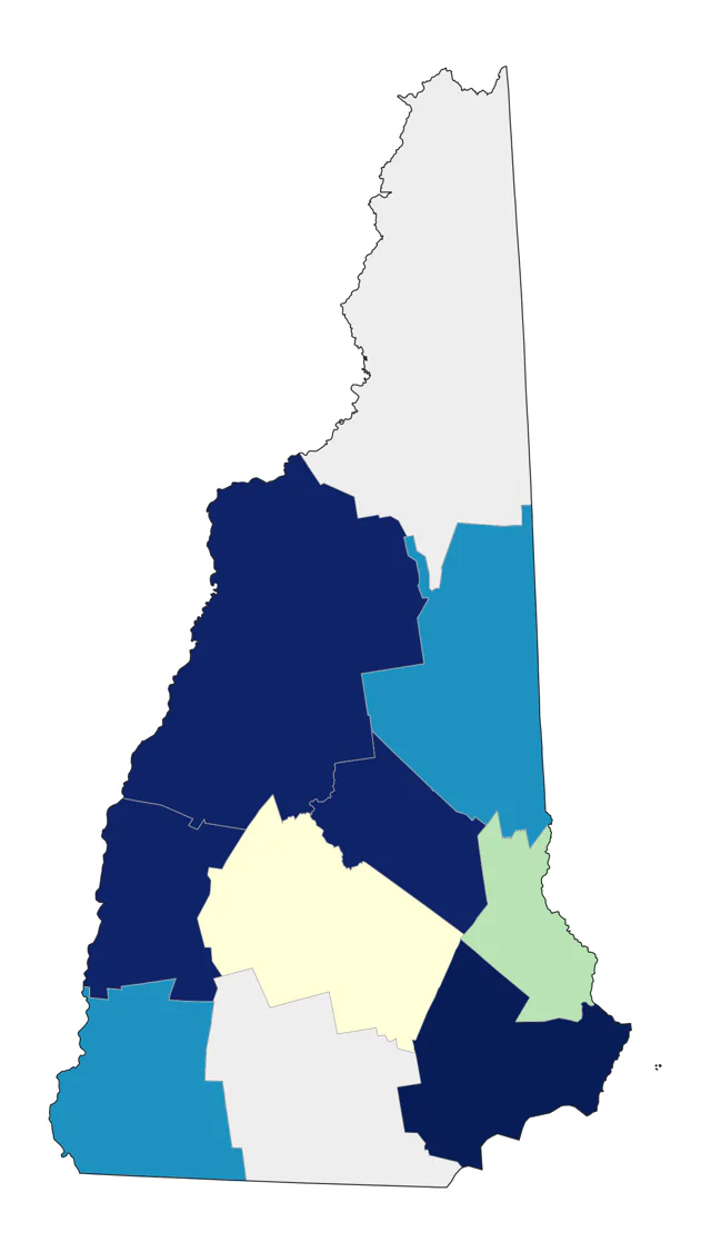 Tundra Swan county map
