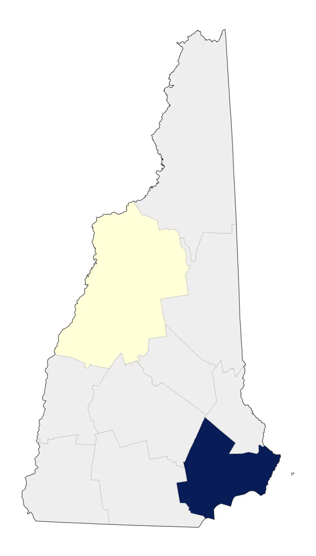 Western Grebe county map