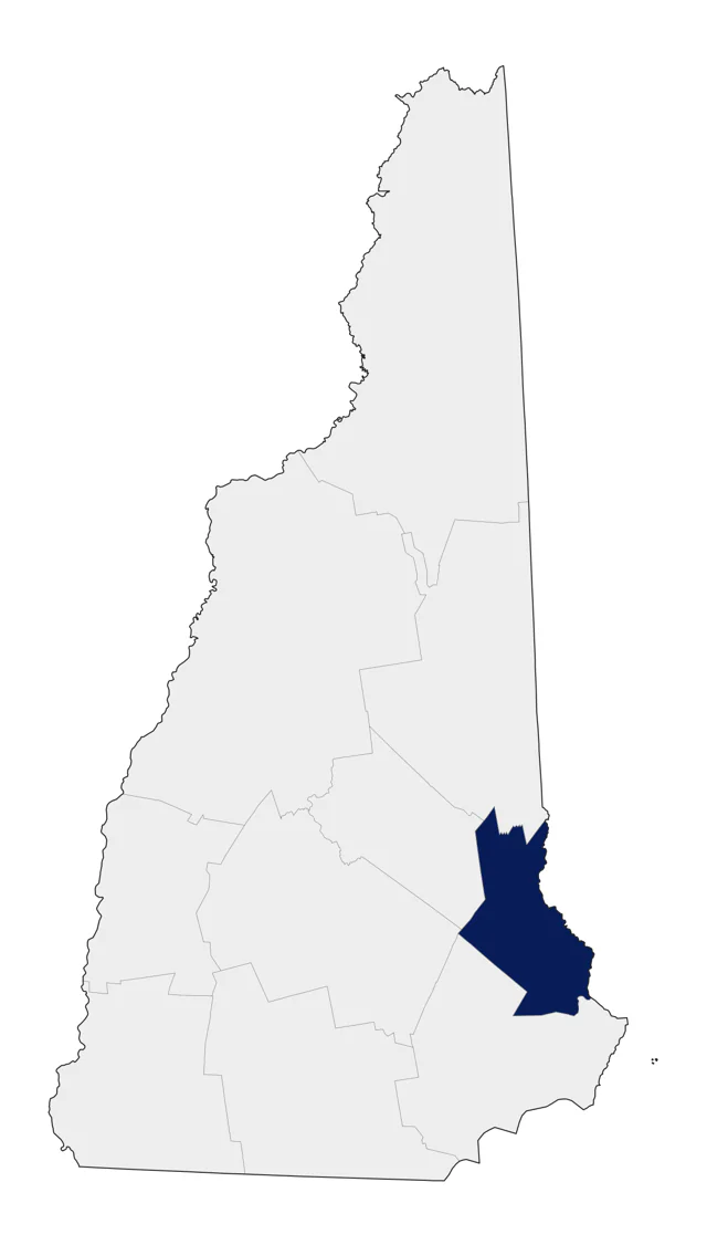 Wood Stork county map