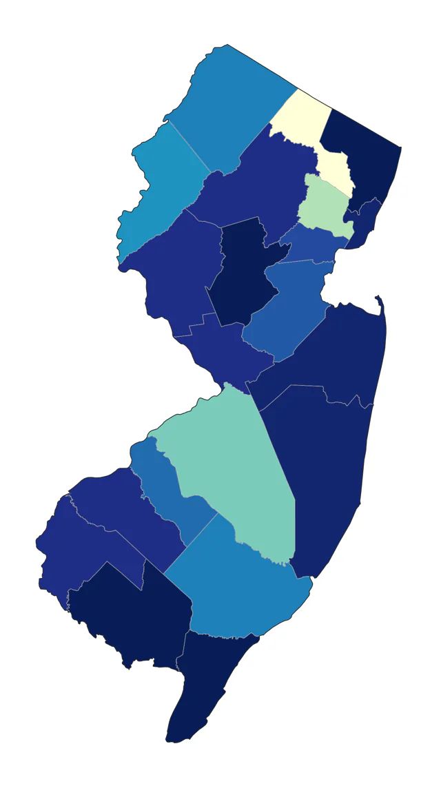 American Barn Owl county map