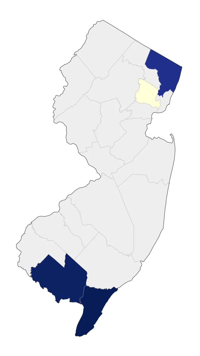 Black-backed Woodpecker county map