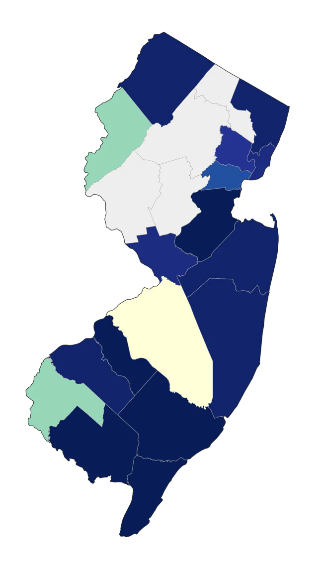 Black-headed Gull county map