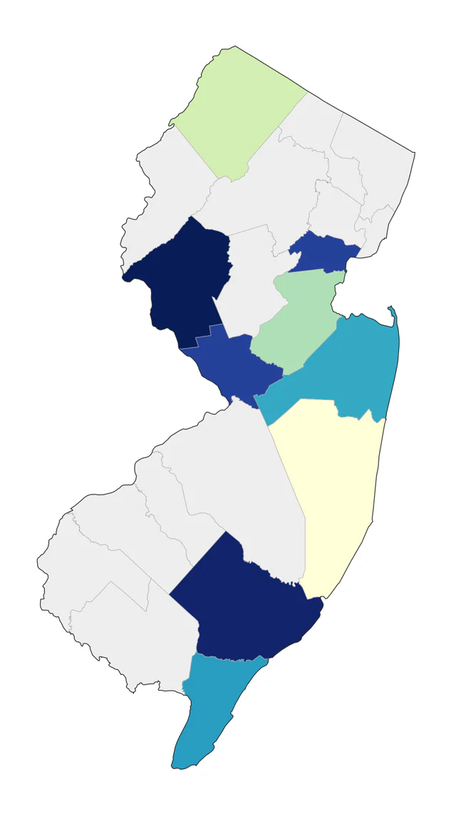 Black Swan county map