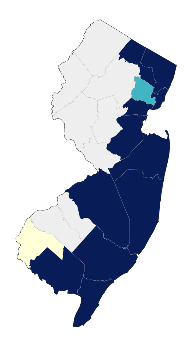 Boat-tailed Grackle county map