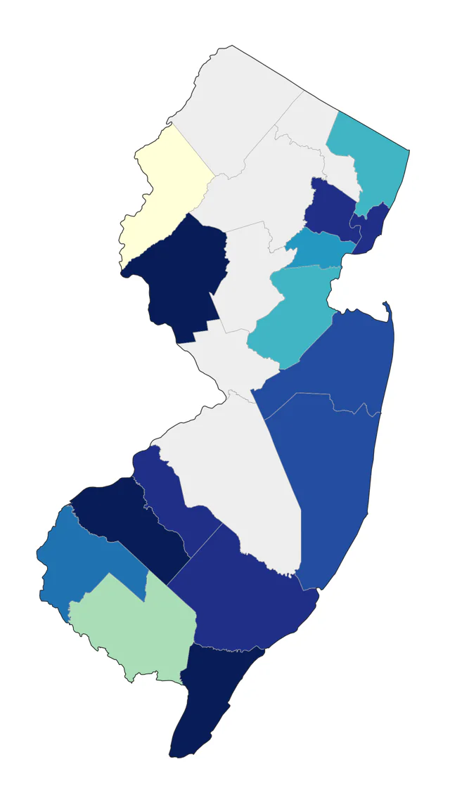 Brown Booby county map