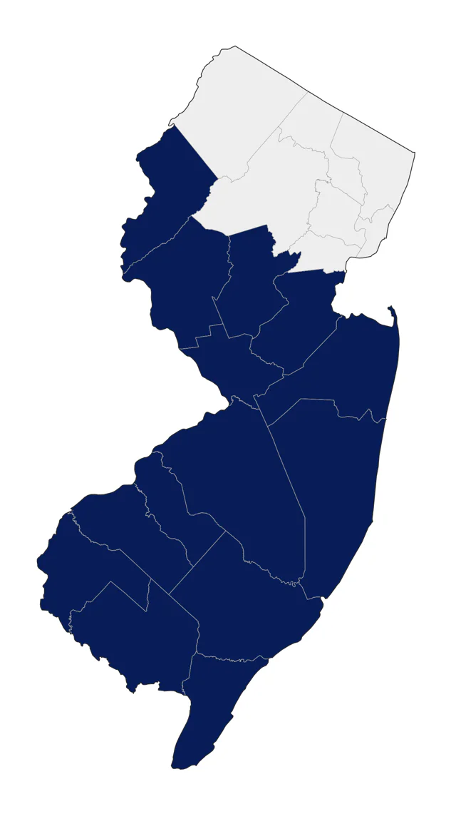 Carolina Chickadee county map