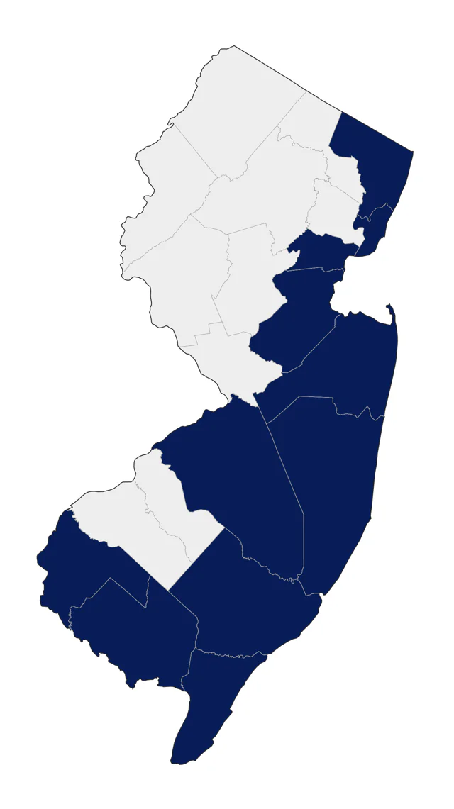 Clapper Rail county map