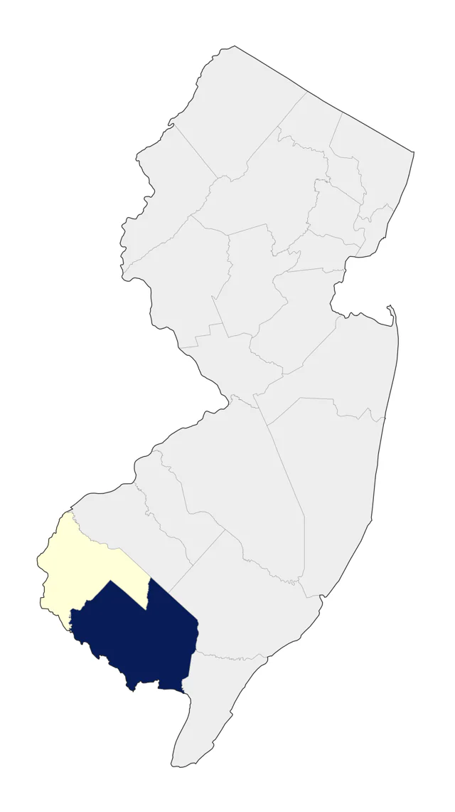 Common Crane county map