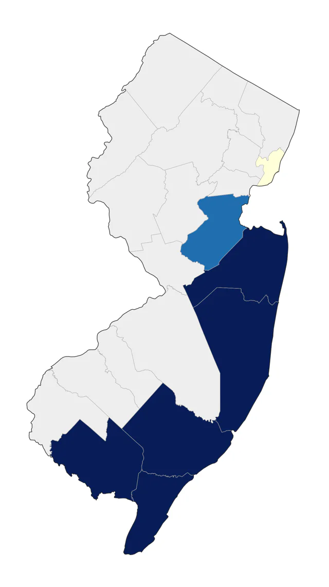 Common Eider county map