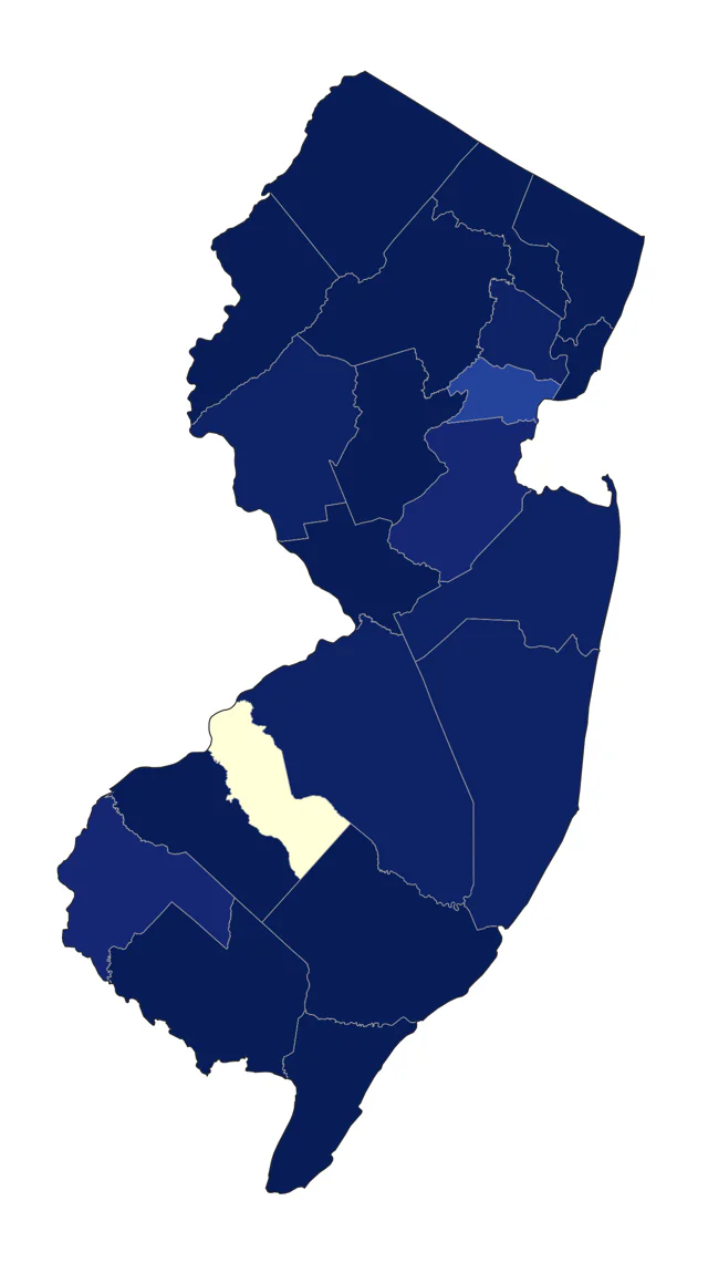Common Gallinule county map