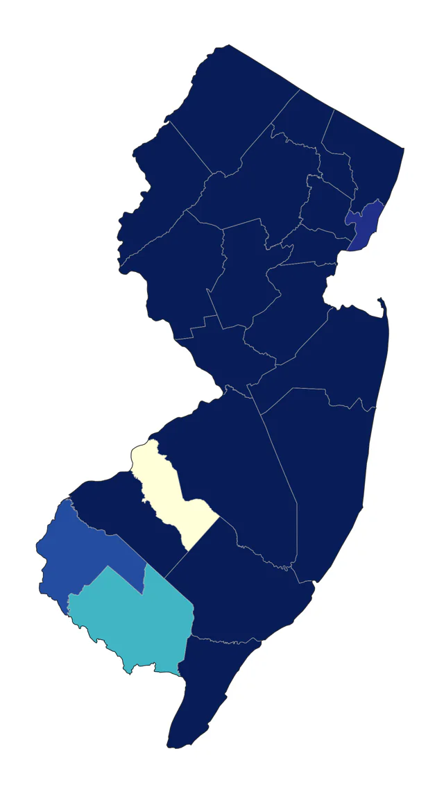 Connecticut Warbler county map