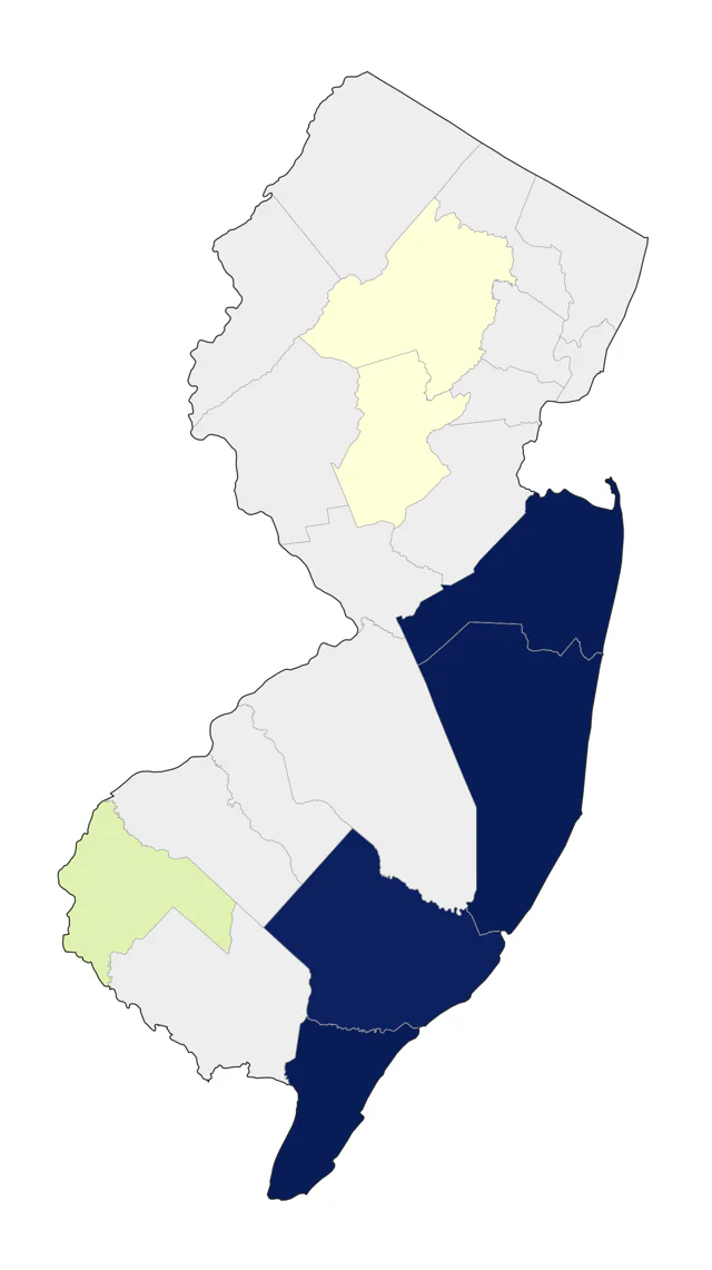 Dovekie county map