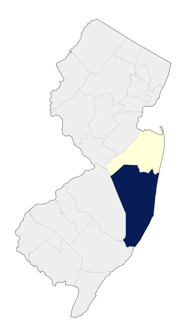 Elegant Tern county map
