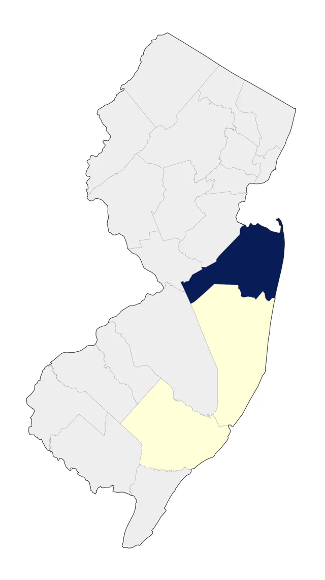 Garganey county map