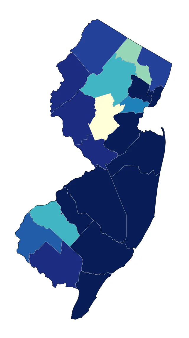 Glaucous Gull county map