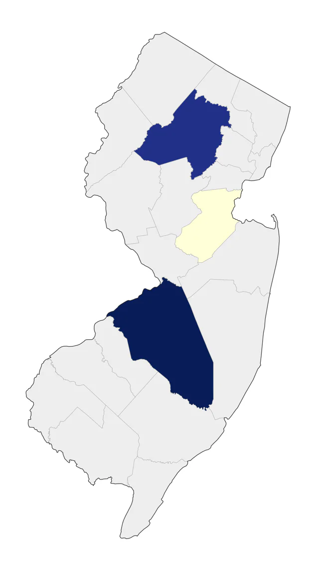 Golden Pheasant county map