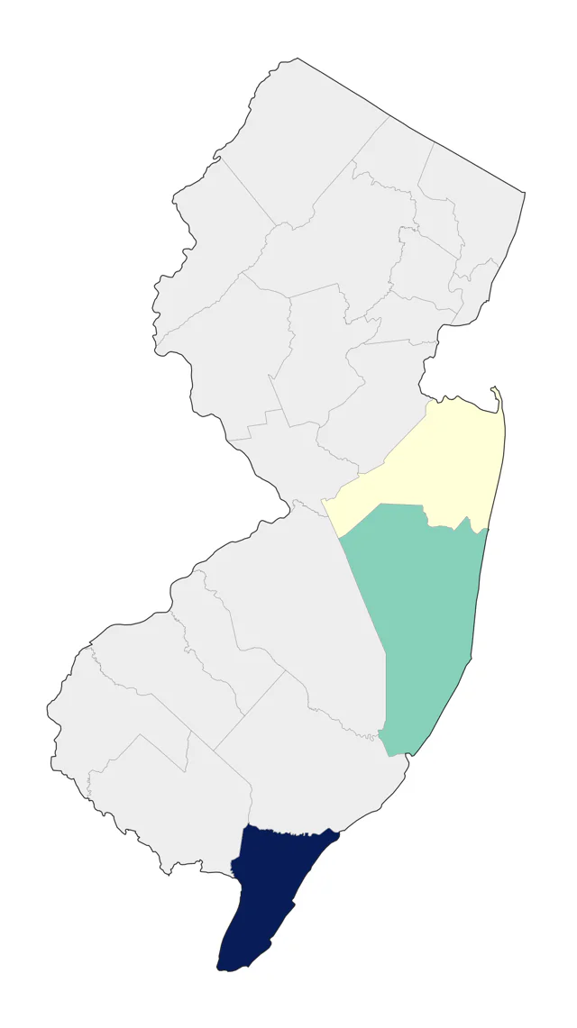 Great Skua county map