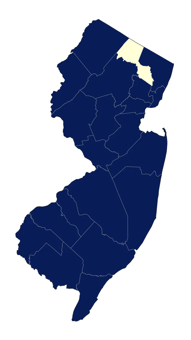 Horned Lark county map