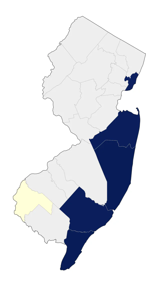 King Eider county map