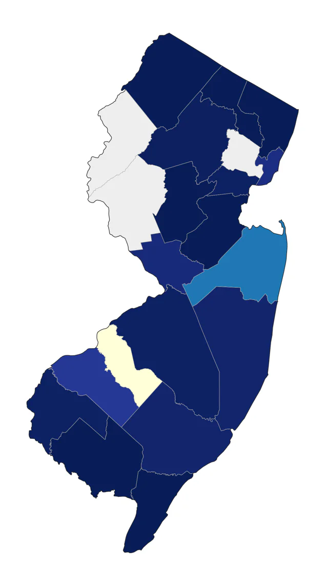 King Rail county map