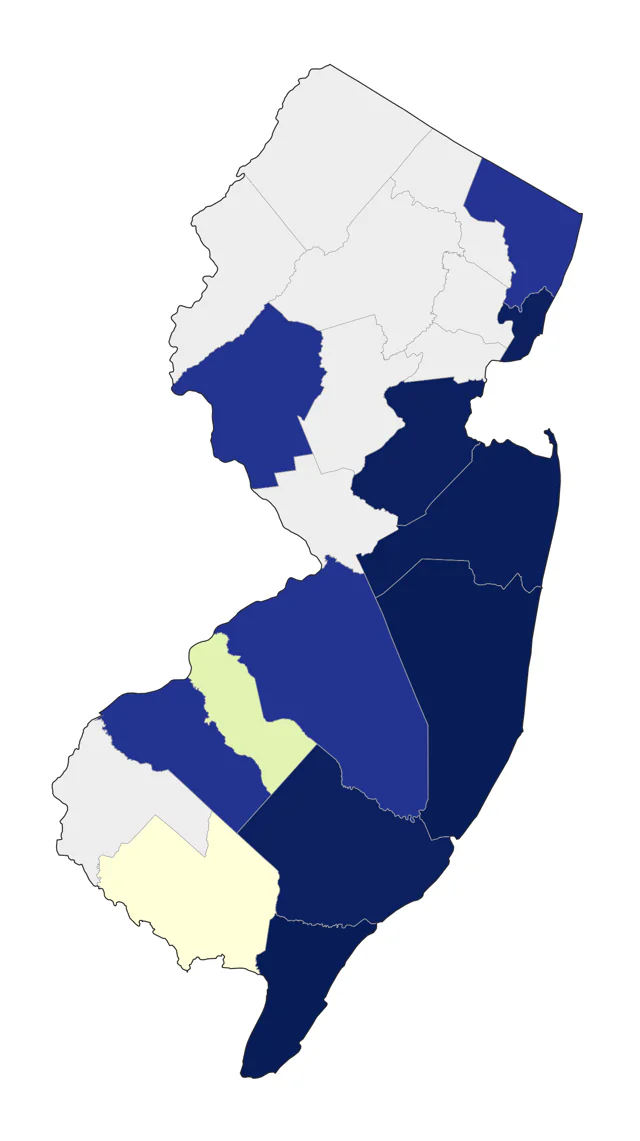 Leach's Storm-Petrel county map