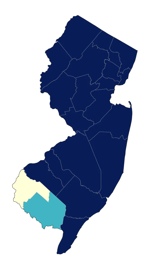 Least Flycatcher county map