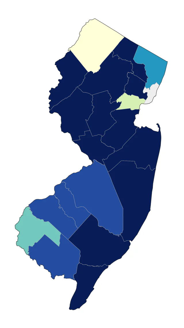 Mississippi Kite county map
