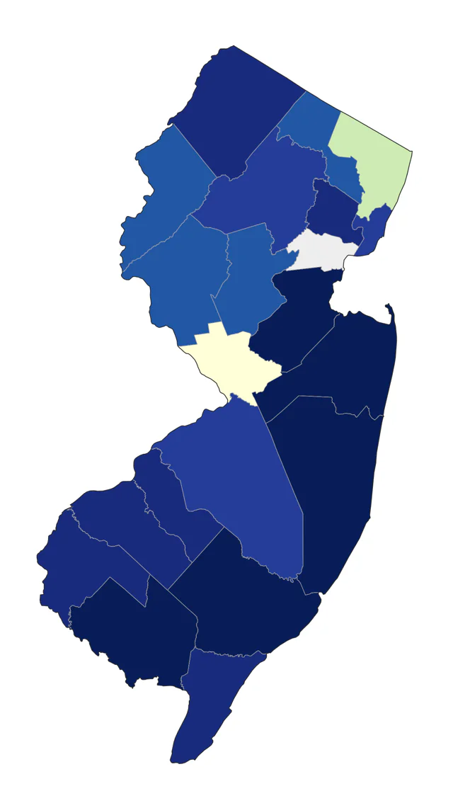 Muscovy Duck county map