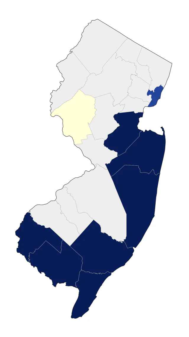 Northern Gannet county map