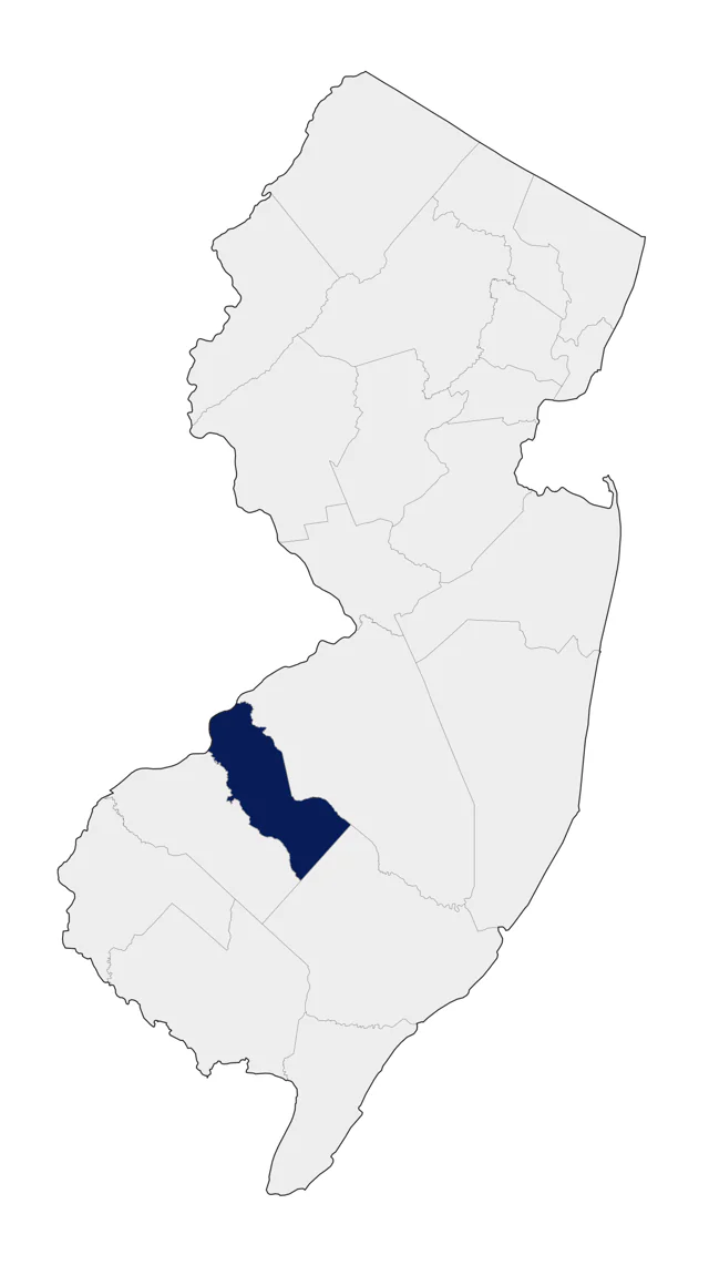 Pied Crow county map