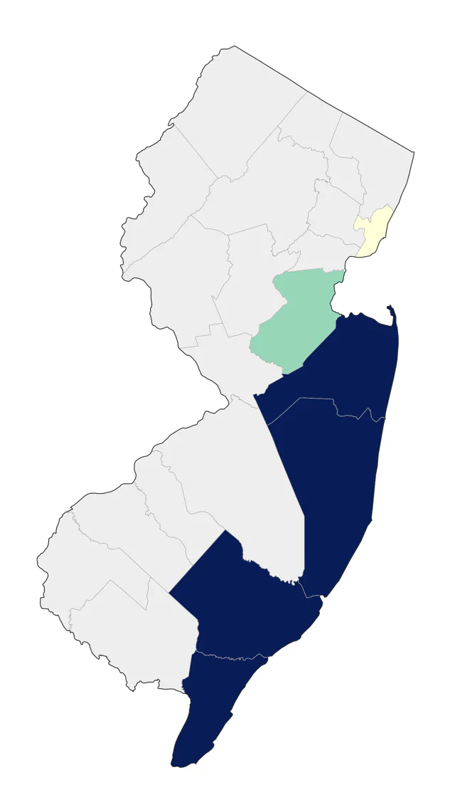 Razorbill county map