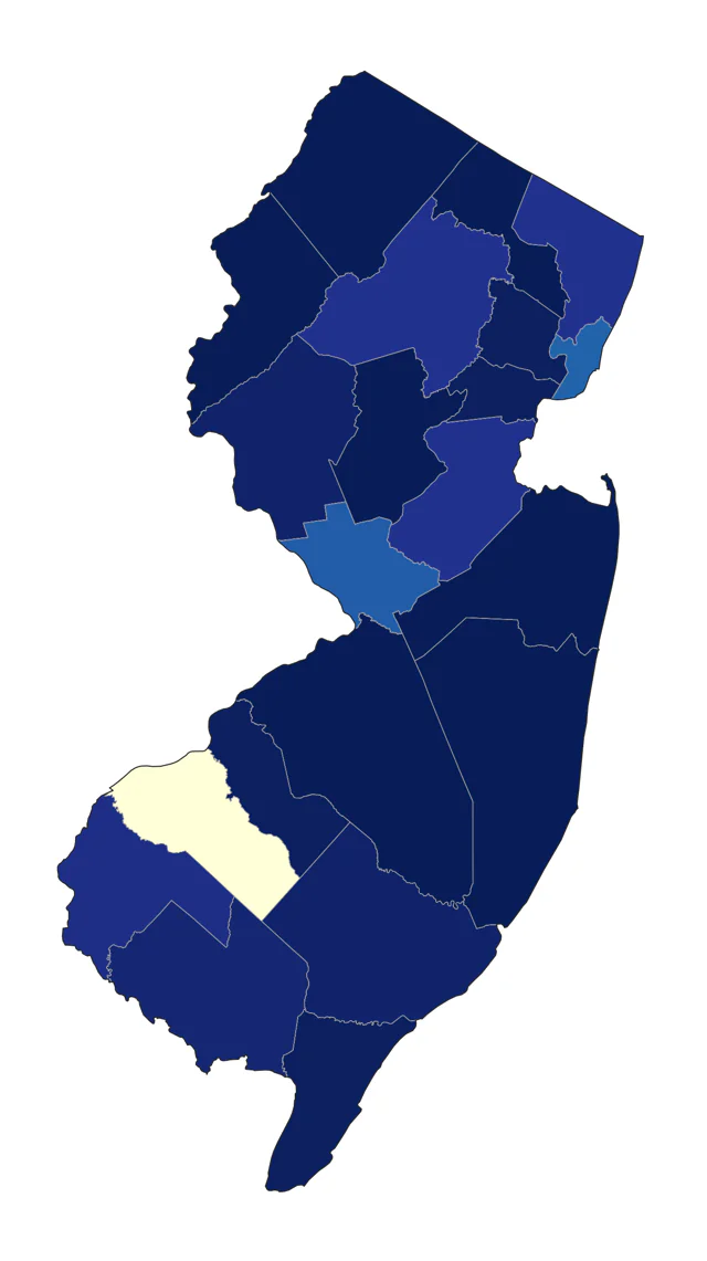 Red Crossbill county map