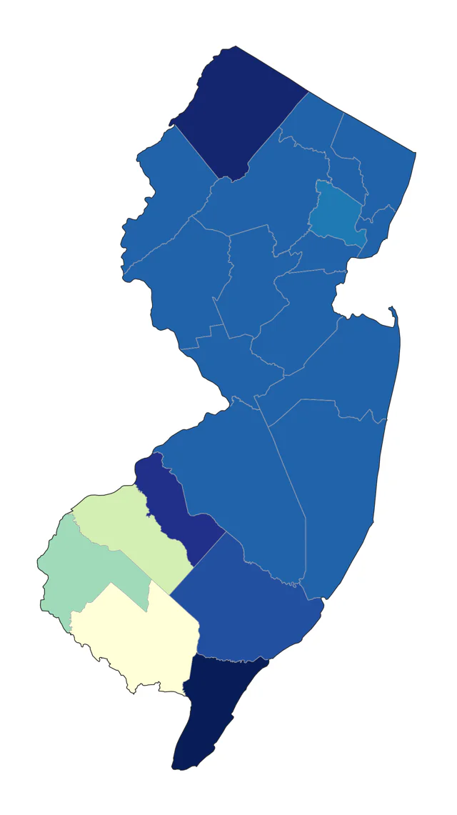 Redpoll county map