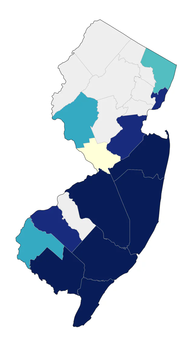 Royal Tern county map