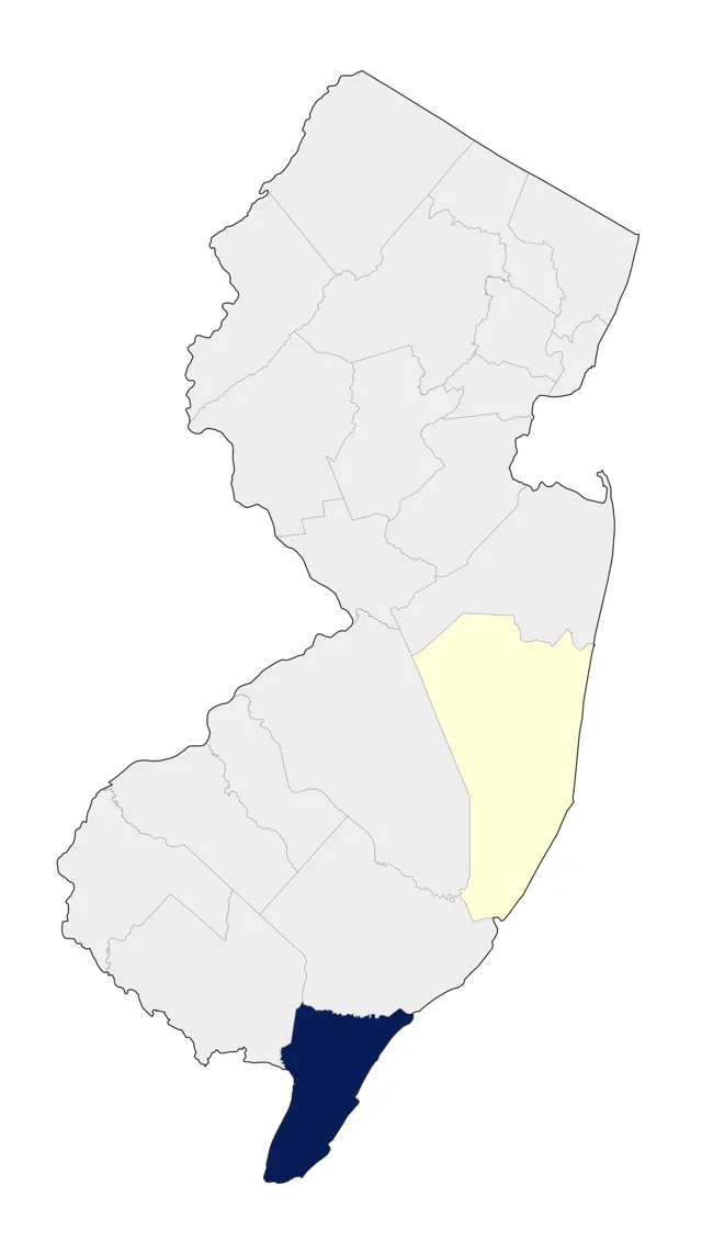 Smith's Longspur county map